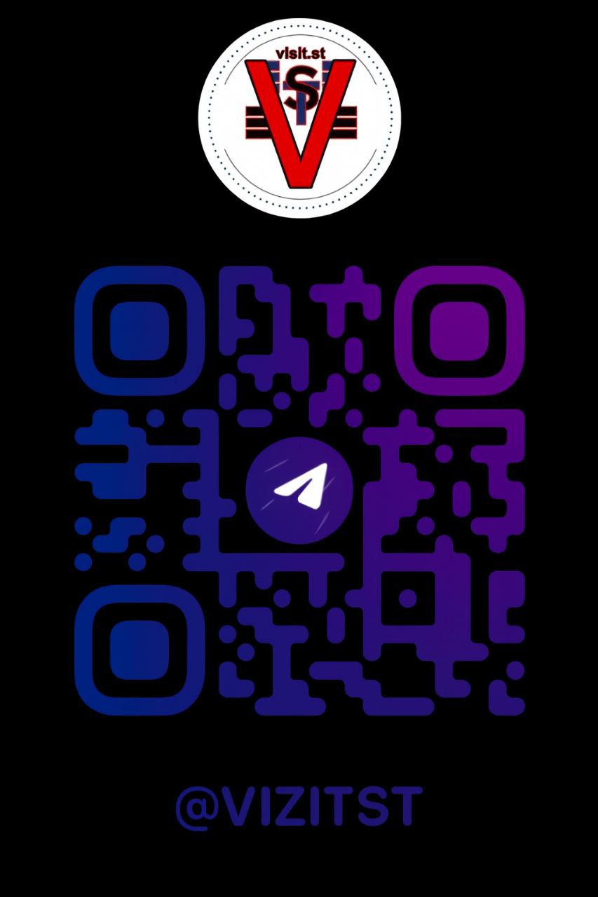 QR-код телеграмм-канала VIZIT